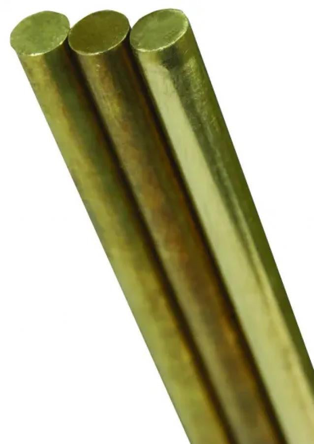 K&S Brass Rod 3/16" x 12" (1) 8166